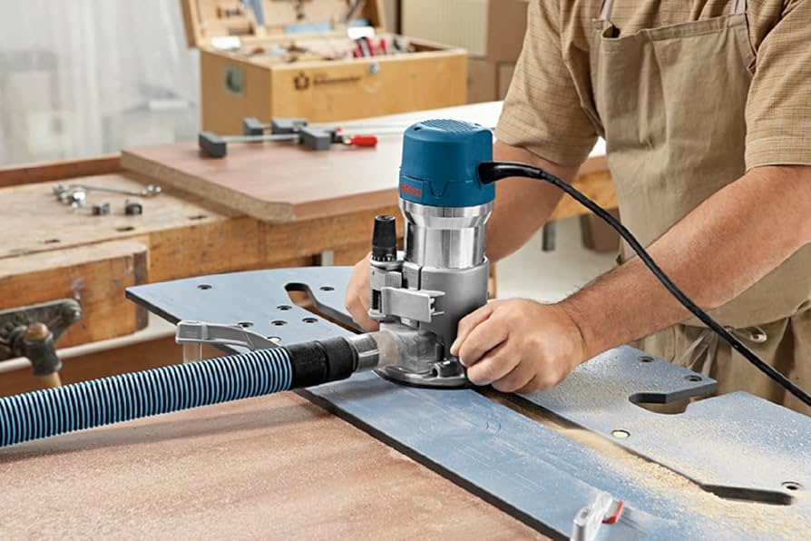 BOSCH 1617EVSPK Wood 12 Amp Router Tool Combo Kit - 2.25